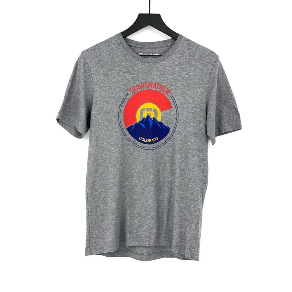 TRAVIS MATHEW Colorado Graphic T-Shirt Grey S
